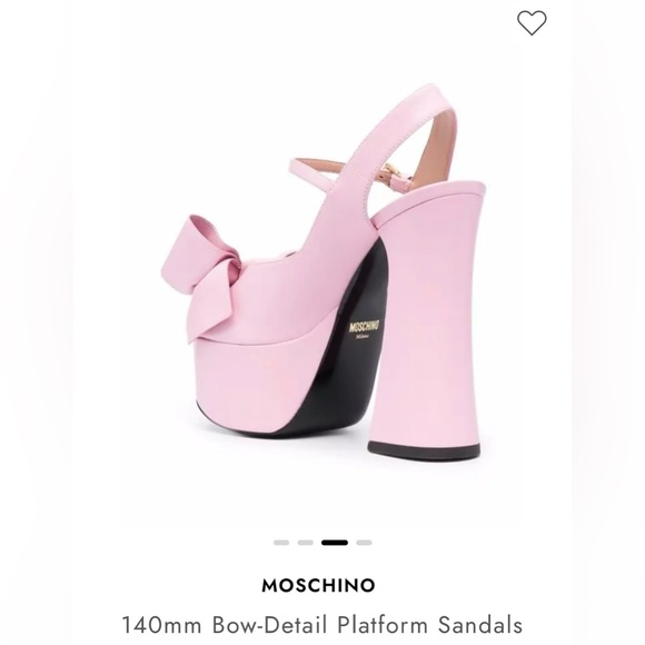 MOSCHINO
140mm Bow-Detail Platform Sandals - Picture 9 of 10